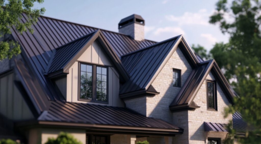 metal roof value in Houston
