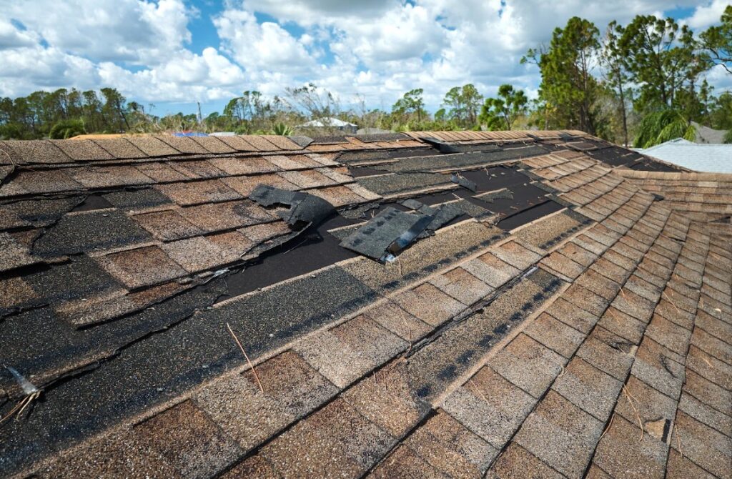 storm damage roof restoration in Fairfield, TX