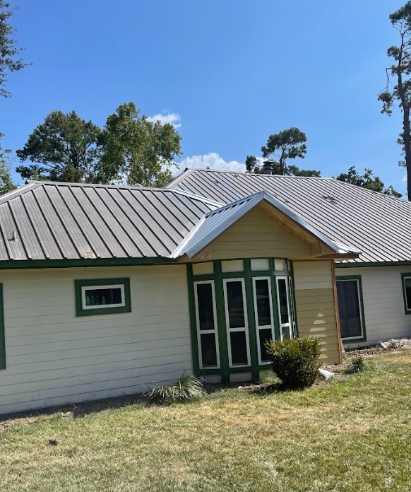 metal roof in Houston