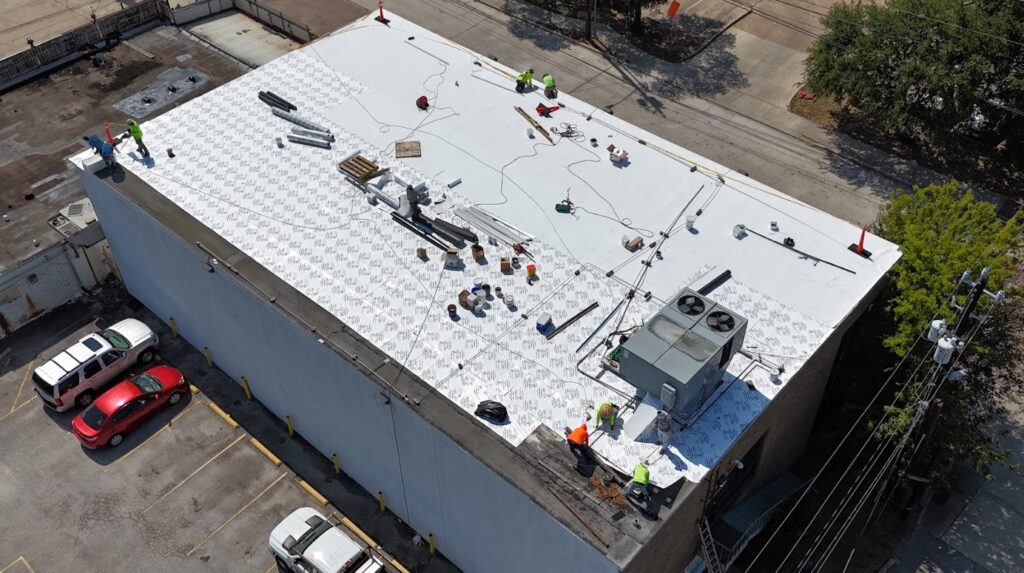 commercial roof maintenance in Houston