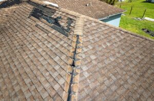 winter roof damage in Houston